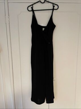 Shiny Squeeze Black Jumpsuit